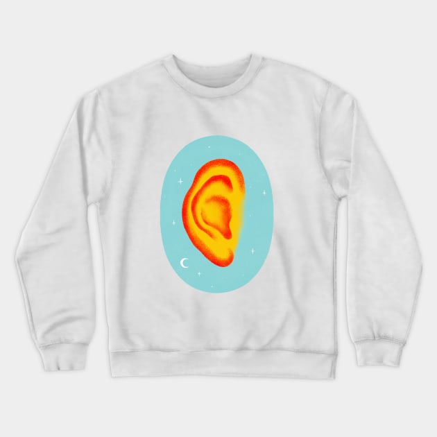 Listen and Learn Crewneck Sweatshirt by Emily Lynn Perelman